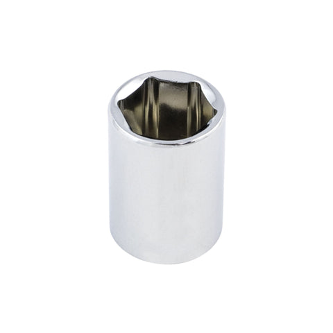 1/4 PO X 10MM DOUILLE RÉGULIÈRE CHROMÉE - 6 PANS