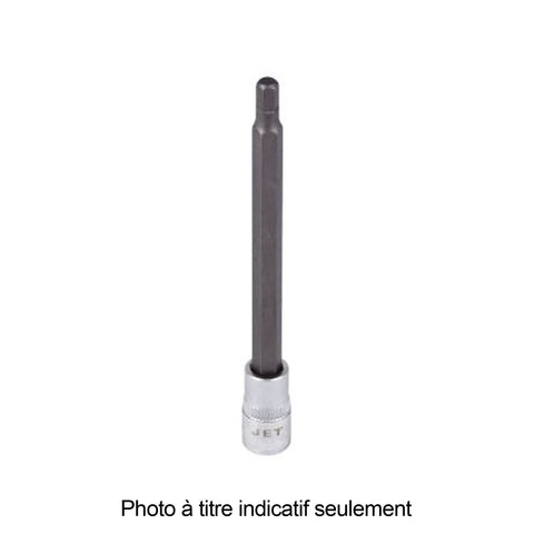 DOUILLE DE 4 PO À EMBOUT HEXAGONALE À PRISE DE 1/4 PO X 4MM S2