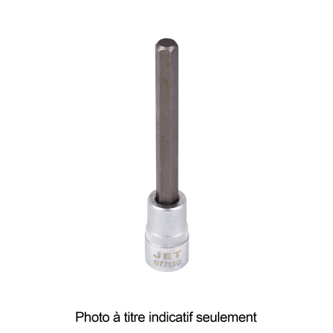 DOUILLE DE 4 PO À EMBOUT HEXAGONALE À PRISE DE 3/8 PO X 7/32 PO - S2