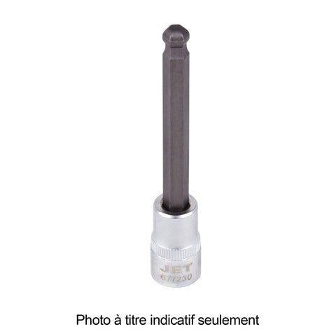 DOUILLE DE 4 PO HEX À EMBOUT SPHÉRIQUE À PRISE DE 3/8 PO X 5/32 PO S2