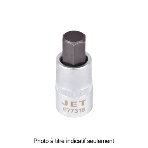 DOUILLE DE 2 PO À EMBOUT HEXAGONALE À PRISE DE 1/2 PO X 5/8 PO - S2