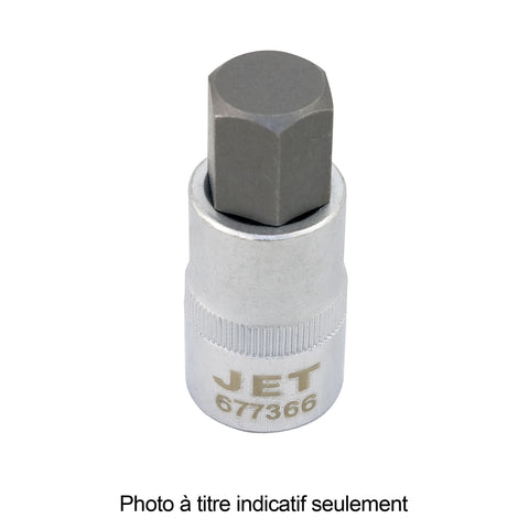 DOUILLE DE 2 PO À EMBOUT HEXAGONALE À PRISE DE 1/2 PO X 14MM S2