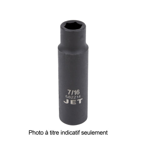 DOUILLE À CHOCS PROFONDE À PRISE DE 1/2 PO X 7/8 PO - 6 PANS