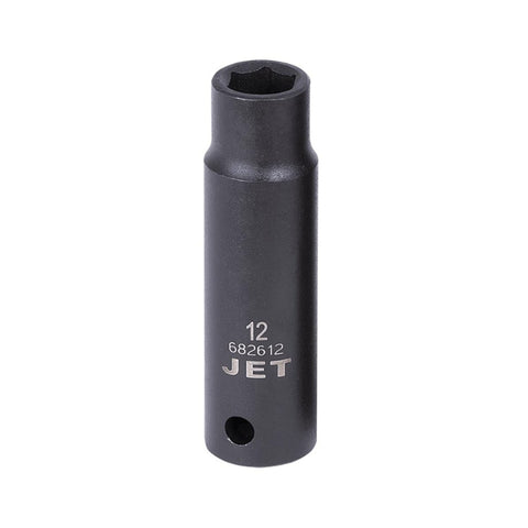 DOUILLE À CHOCS PROFONDES À PRISE DE 1/2 PO X 12MM - 6 PANS