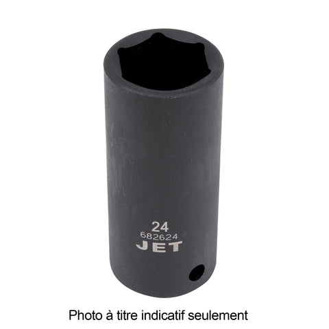 DOUILLE À CHOCS PROFONDES À PRISE DE 1/2 PO X 17MM - 6 PANS