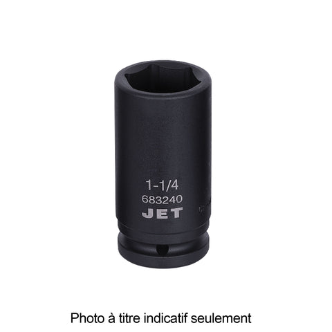 DOUILLE À CHOCS PROFONDE À PRISE DE 3/4 PO X 1-1/4 PO - 6 PANS