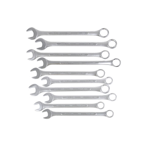 JEU DE 10 CLÉS COMBINÉES AVEC CORPS EN RELIEF S.A.E.