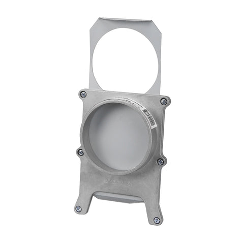 CLAPET DE FERMETURE EN ALUMINIUM AVEC SORTIE DE 4''