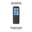 ÉPURATEUR D'AIR PORTABLE 3 VITESSES AVEC TÉLÉCOMMANDE 410PCM
