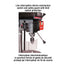 PERCEUSE À COLONNE 17'' 110V/220V 12.5/6.25AMP AVEC GARDE DE SECURITÉ