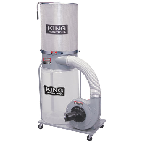 COLLECTEUR DE POUSSIÈRE 1200CPM AVEC CARTOUCHE DE FILTRATION
