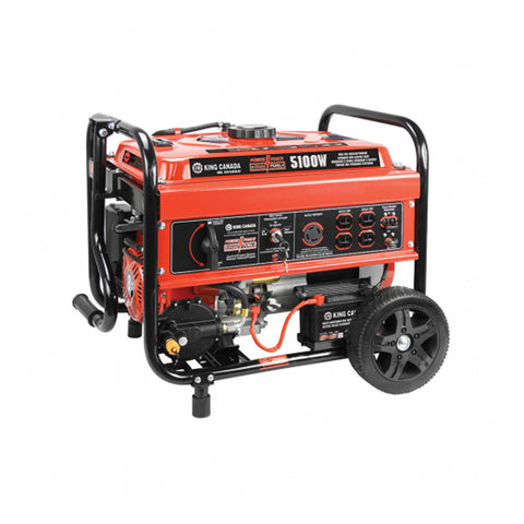 Génératrice à essence / propane 5,100W avec démarrage électrique