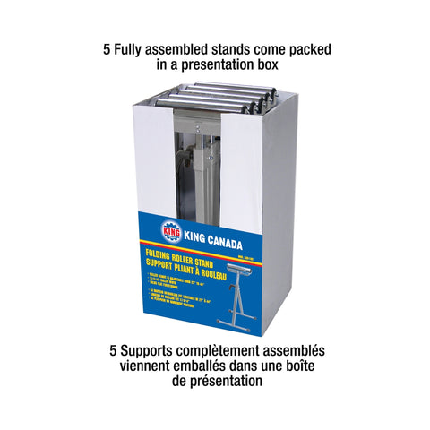 SUPPORT À ROULEAU PLIANT 27'' à 44''