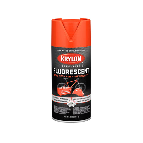 Peintures fluorescentes Krylon  - Rouge/Orange