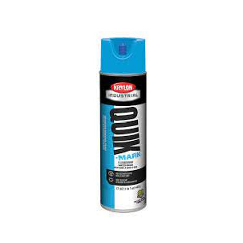 Peinture industrielle marquage inversion Quik-MarkMC Bleu 17 oz Canette aérosol