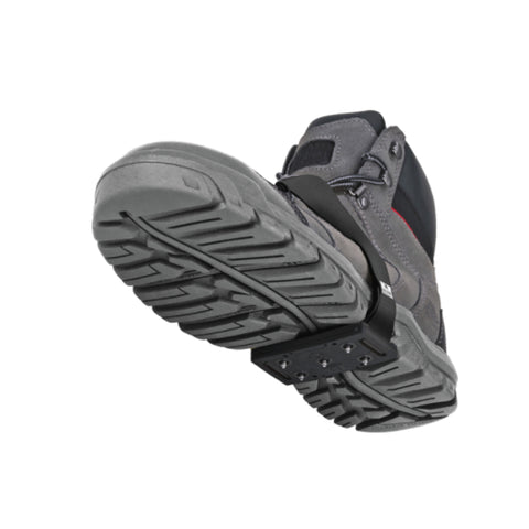 CRAMPONS À GLACE POUR LA PARTIE CENTRALE - 11 MM POINTES COURTES - COURROIE NOIR