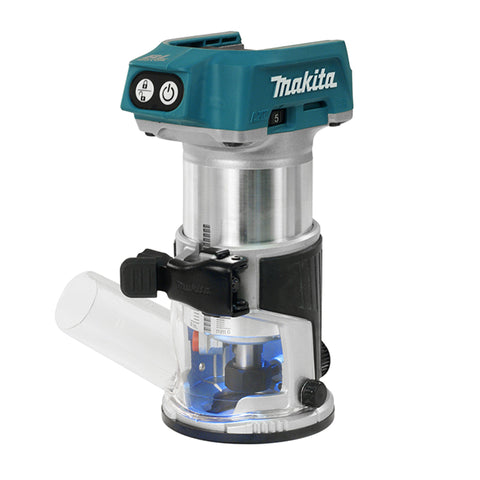 Toupie sans balai avec 2 bases, accessoires et mallette 18V LXT, outil seulement