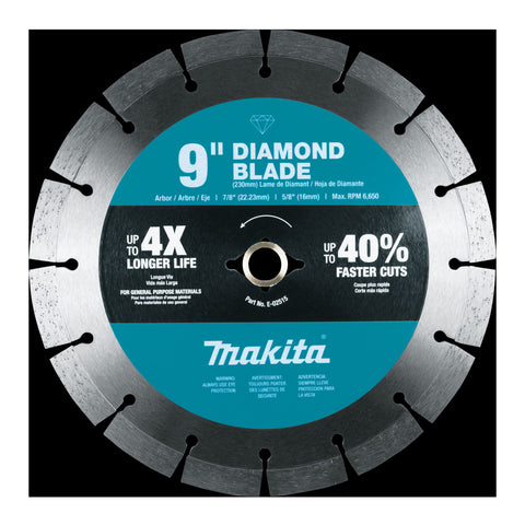 LAME AU DIAMANT 9'' X 5/8''-7/8''