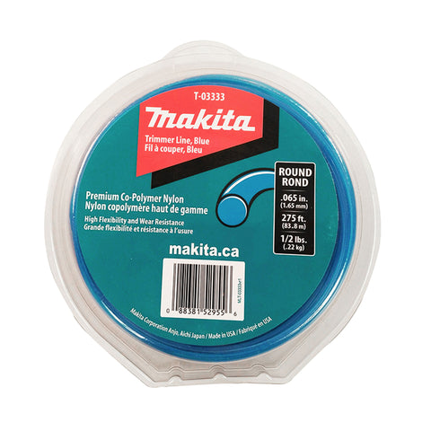 FIL A COUPER ROND POUR COUPE BORDURE 0.065'' X  275' (BLEU)