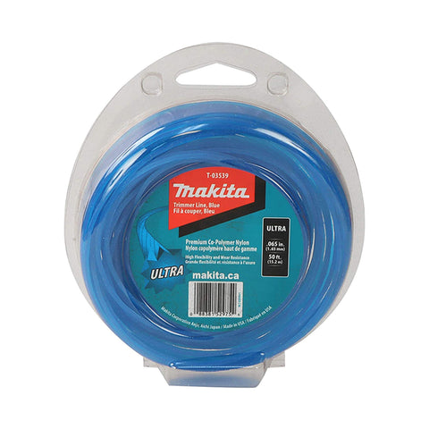 FIL A COUPER ULTRA POUR COUPE HERBES 0.065'' X  50' (BLEU)