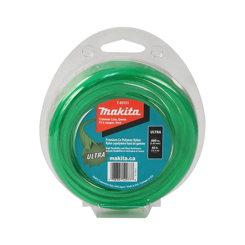 FIL A COUPER ULTRA POUR COUPE BORDURE 0.080'' X 40' (VERT)