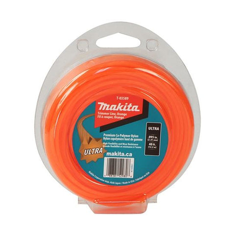 FIL A COUPER ULTRA POUR COUPE BORDURE 0.095'' X 40' (ORANGE)