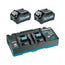 ENSEMBLE DÉPART 40V XGT 4AH CHARGE DOUBLE