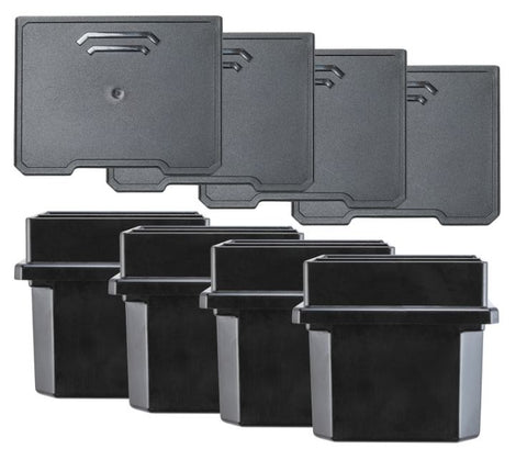 ENSEMBLE 4 BACS SUPÉRIEUR ET SÉPARATEUR STANDARD PROFOND MAKTRAK