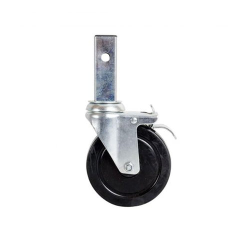 ROUE DE 5'' AVEC TIGE DE VERROUILLAGE