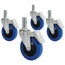 4 ROUES ROBUSTES DE 4''