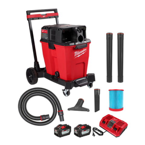 Kit d'aspirateur sec/humide à double batterie M18 FUEL de 12 gallons
