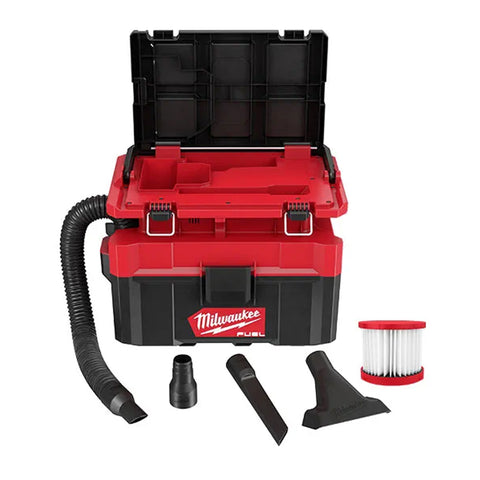 ASPIRATEUR PACKOUT M18 FUEL 2.5 GALLONS AVEC FILTRE HEPA
