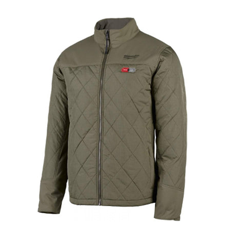 MANTEAU LÉGER CHAUFFANT M12 OLIVE (SMALL)