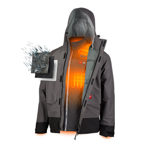 Manteau chauffant avec coque anti-pluie HYDROBREAK™ - Médium
