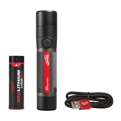 Lampe de poche compacte rechargeable USB 800L