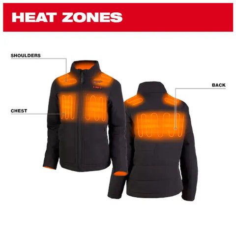 VESTE CHAUFFANTE FEMME M12 NOIR (SMALL)