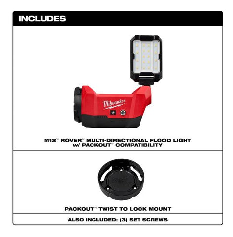 LAMPE M12 ROVER PACKOUT 1200 LUMENS