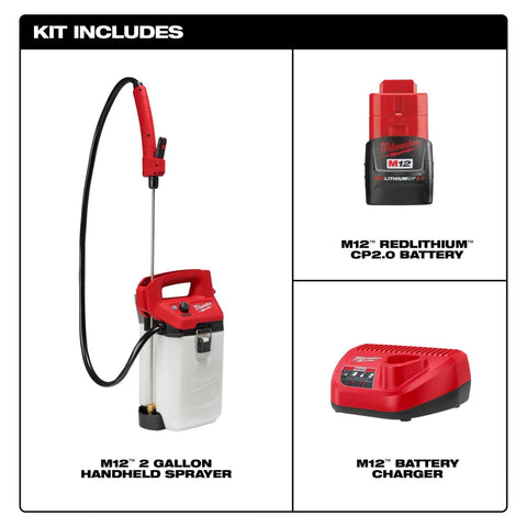 Kit de pulvérisateur portatif M12™ de 2 gallons