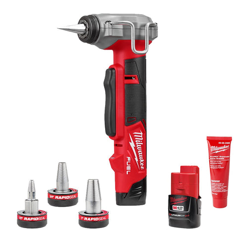 Kit d'expansion M12 FUEL™ ProPEX® avec têtes d'expansion RAPID SEAL™ ProPEX® 1/2''-1''