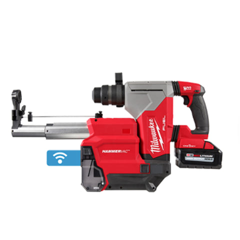 Marteau perforateur SDS Plus M18 FUEL™ 1-1/8'' avec kit d'extracteur de poussière dédié ONE-KEY™ et HAMMERVAC™