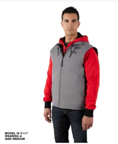 VESTE CHAUFFANTE GRISE M12 + 1BATTERIE (3XL)