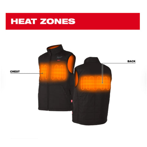 VESTE CHAUFFANTE NOIR M12 3XL