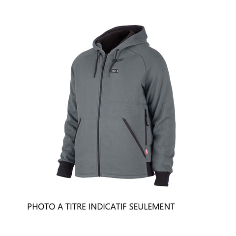 COTON OUATE CHAUF M12 HI-VIZ + 1 BATTERIE (LARGE)