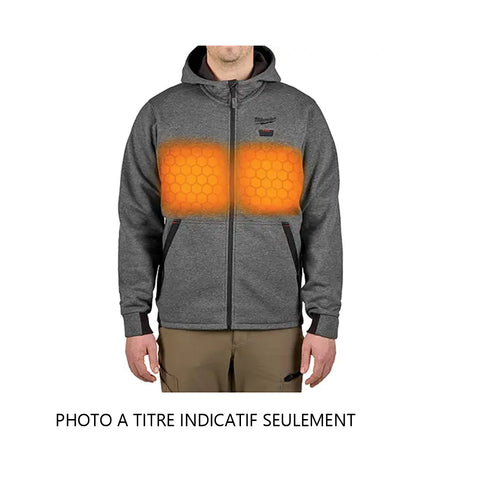 COTON OUATE CHAUF M12 HI-VIZ + 1 BATTERIE (SMALL)