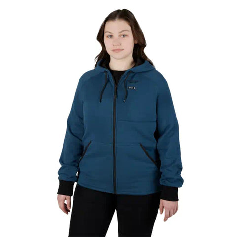 CHANDAIL CHAUFFANT FEMME M12 BLEU + 1 BATTERIE (2XL)