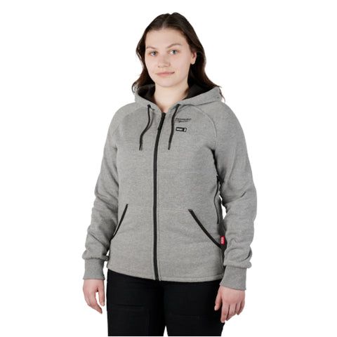 CHANDAIL CHAUFFANT FEMME M12 GRIS + 1 BATTERIE (2XL)