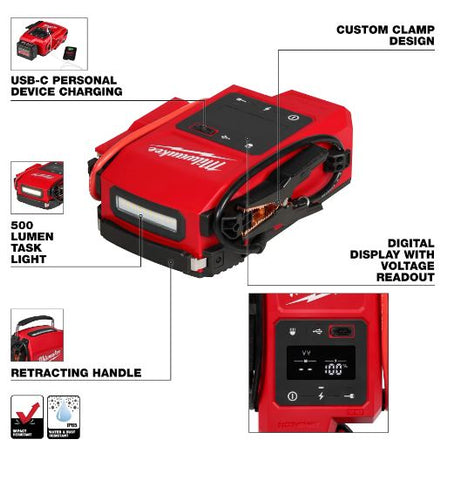 DEMARREUR D'APPOINT M18 2000AMP
