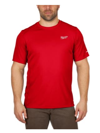 CHANDAIL WORKSKIN À MANCHE COURTE - ROUGE 3XL