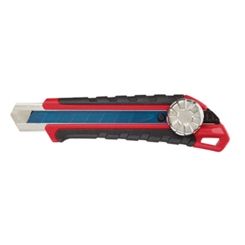 Couteau sécable de 18 mm avec serrure en métal et lame coupée avec précision