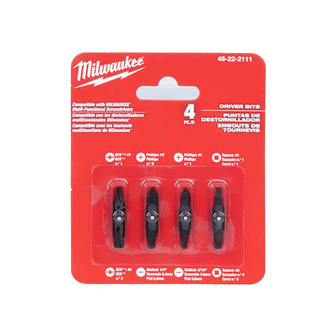 ENSEMBLE DE 4 EMBOUTS DE RECHANGE TOURNEVIS MULTI-FONCTIONS
